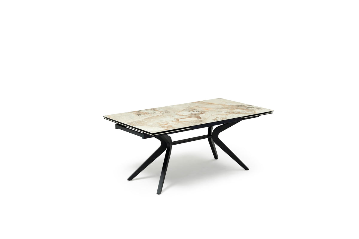 Table Confortable (2 pieds liés centraux)