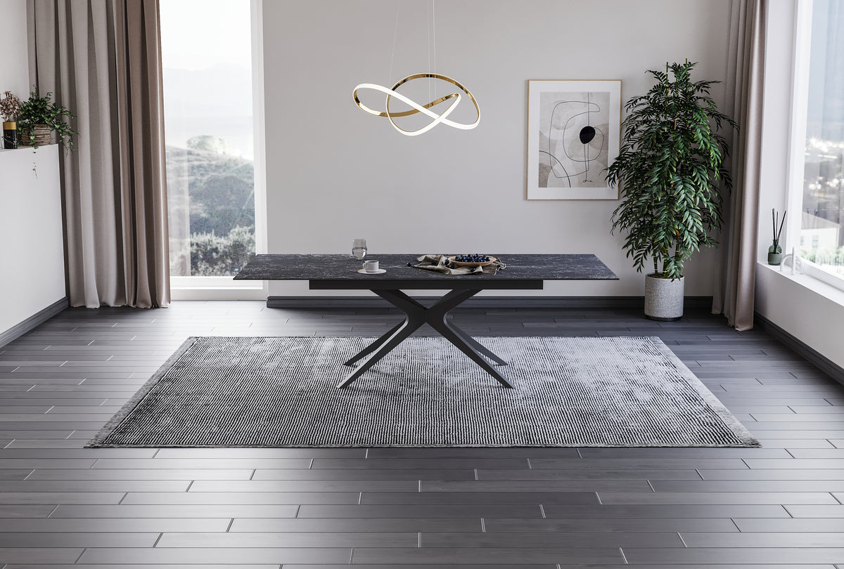 Table Confortable (Pied X central)