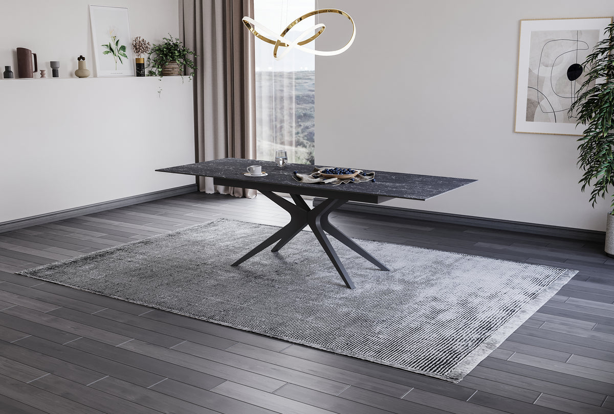 Table Confortable (Pied X central)