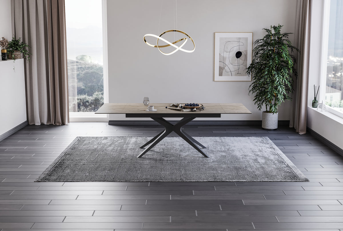 Table Confortable (Pied X central)