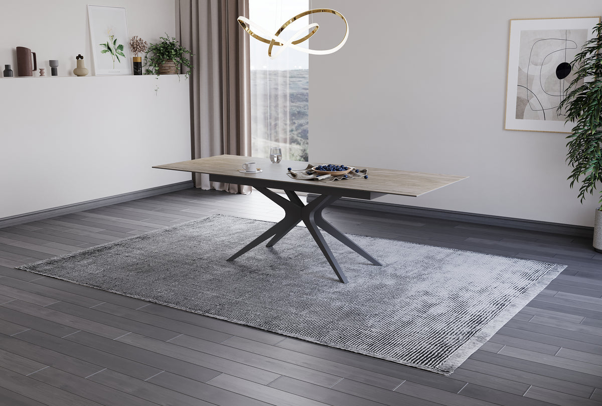 Table Confortable (Pied X central)
