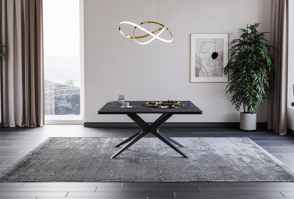 Table Hector (4 pieds centrale) "spider"