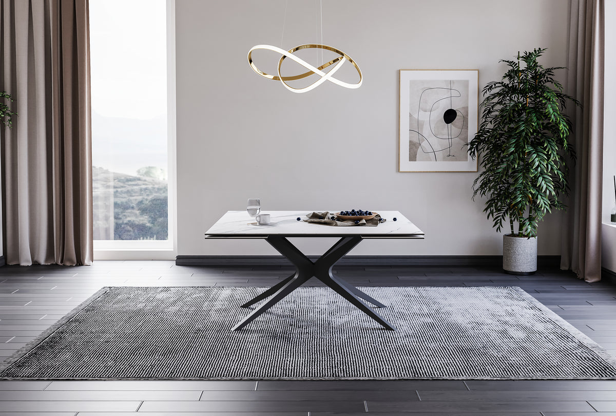 Table Hector (4 pieds centrale) "spider"